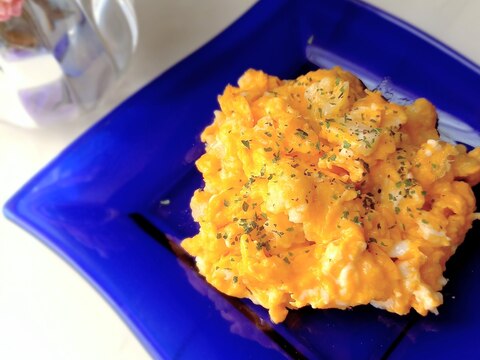 カリフラワーとチーズのスクランブルエッグꕤ୭*